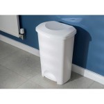 (Black) Addis 50L Foot Pedal Trash Bin - Available in Multiple Colors